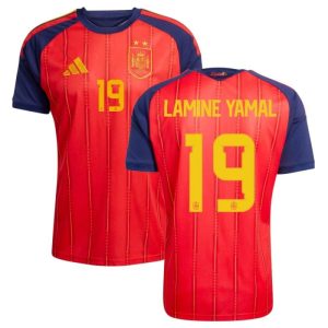 Maillot Espagne Domicile 2026 2027 Lamine Yamal 2 Etoiles