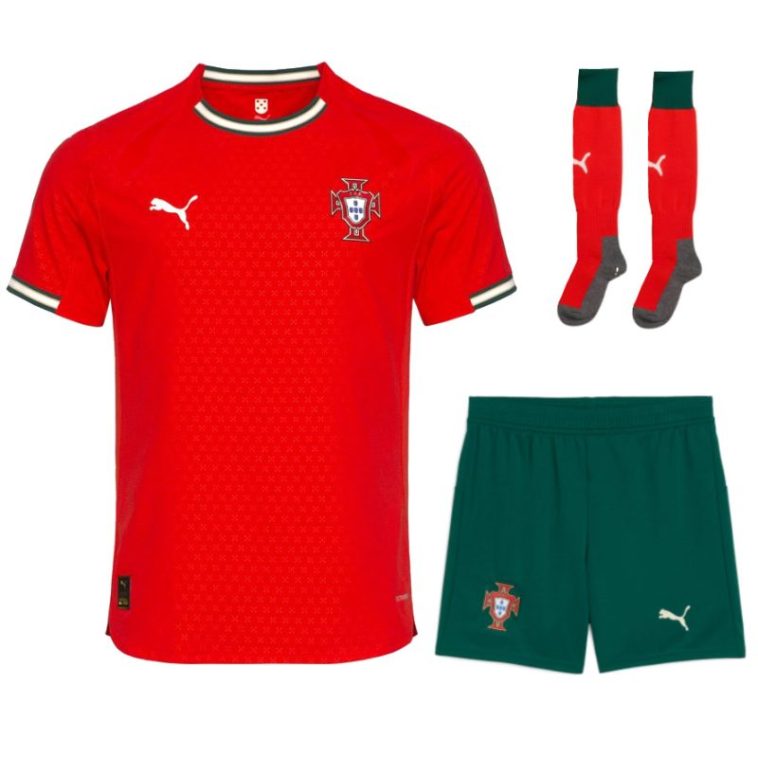 Maillot Kit Enfant Portugal Domicile 2025 2026