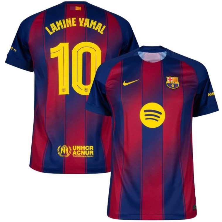 Maillot Enfant Barca Domicile 2025 2026 Lamine Yamal 10