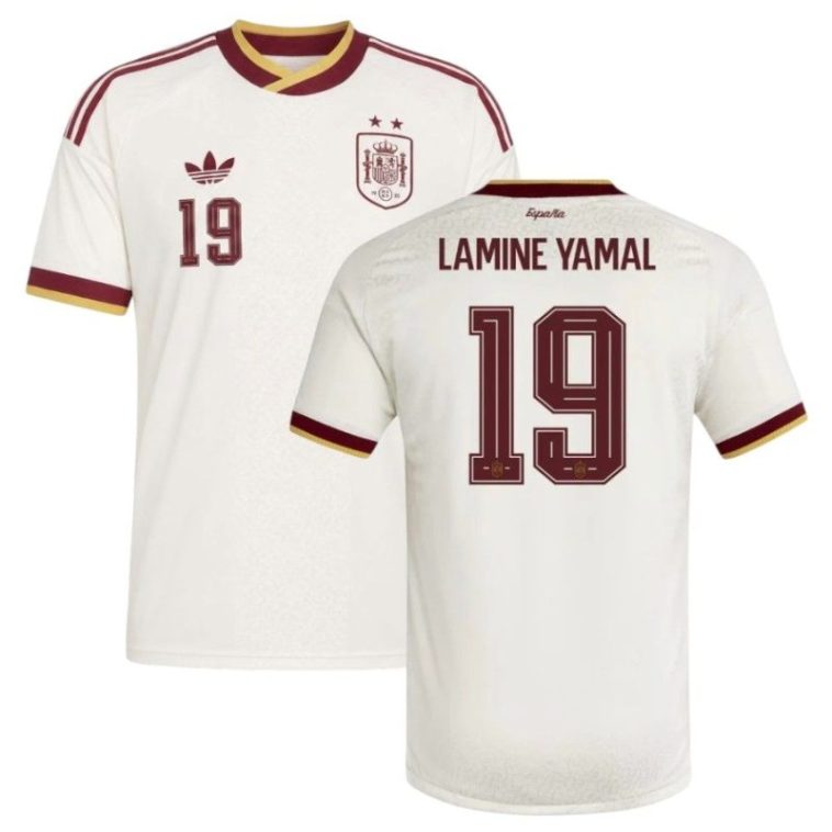 Maillot Espagne Enfant Exterieur 2026 2027 Lamine Yamal 2 Etoiles