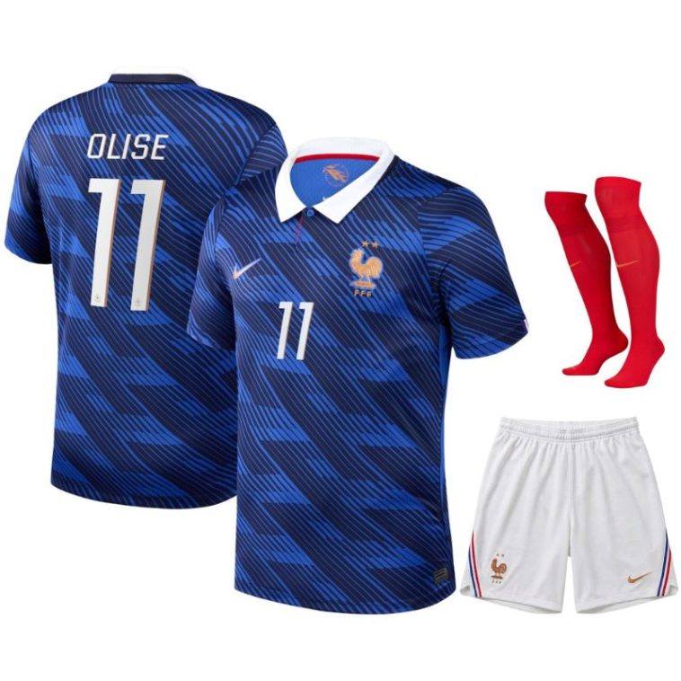 Maillot Equipe de France Kit Enfant Domicile Coupe du Monde 2026 Olise