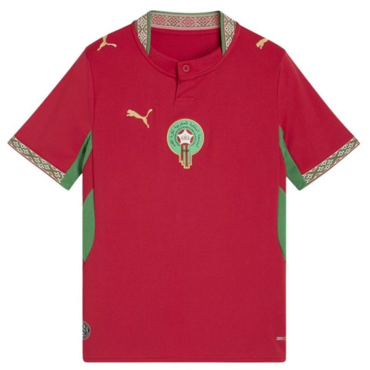 Maillot Maroc Enfant Domicile Coupe du Monde 2026