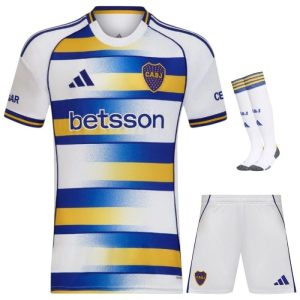 Maillot Kit Enfant Boca Junior Third Blanc 2025 2026