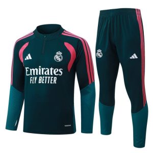 Survetement Real Madrid Training 2026 2027 Bleu Pétrole