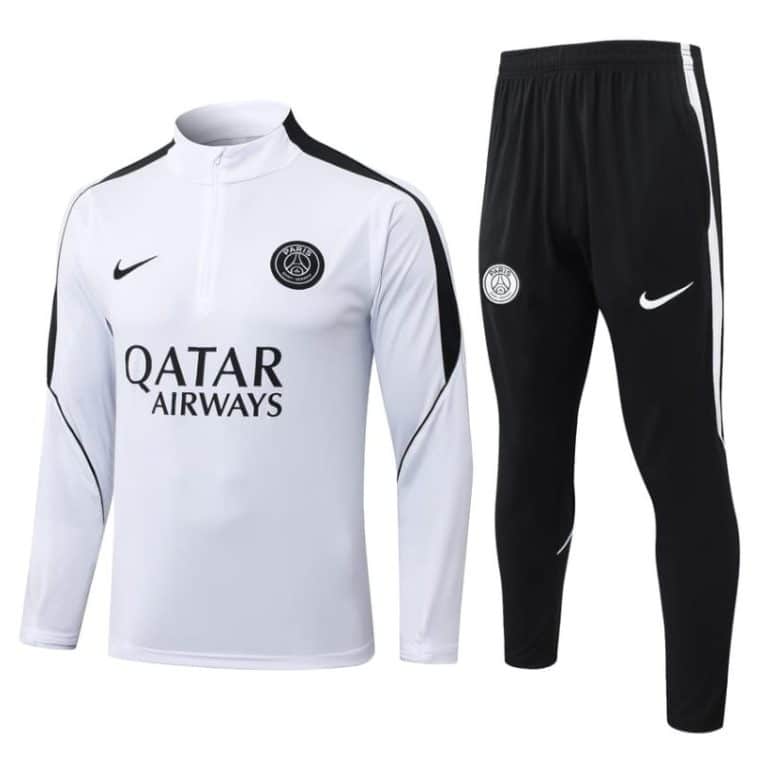 Survetement PSG Training 2026 2027 Blanc Noir