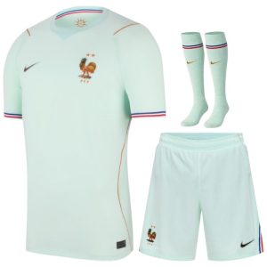 Maillot Kit Enfant Equipe de France Vert Coupe du Monde 2026