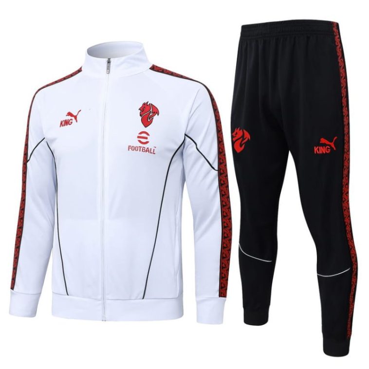 Survetement Milan AC Veste 2025 2026 Blanc
