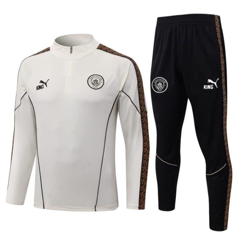 Survetement Manchester City Training 2026 2027 Blanc Creme
