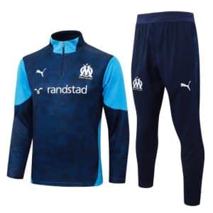 Survetement OM Training 2025 2026 Bleu Sombre