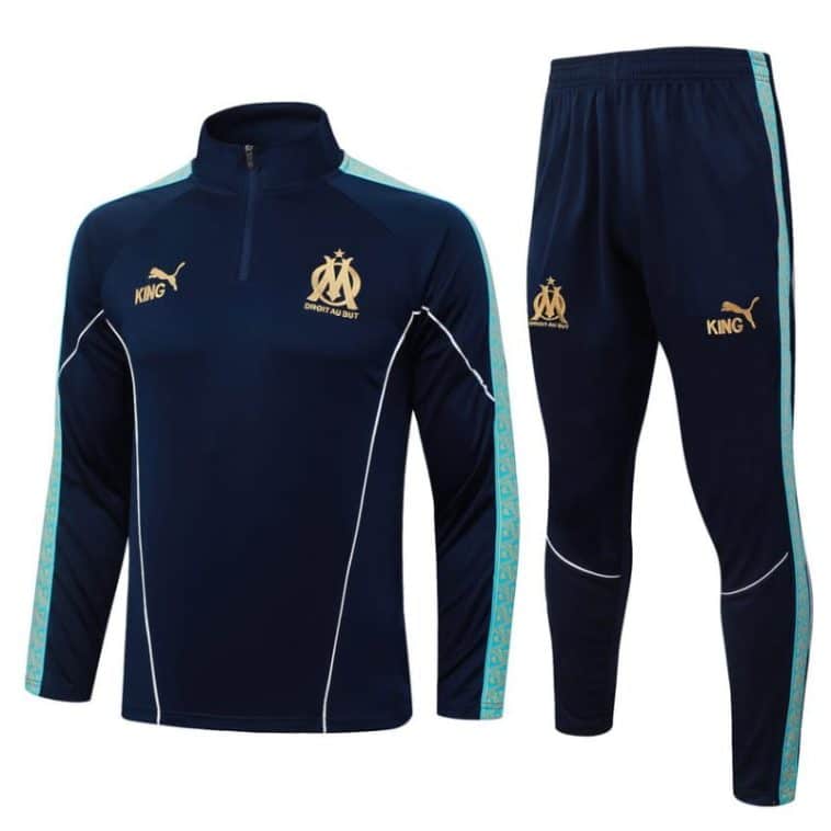 Survetement OM Training 2025 2026 Bleu