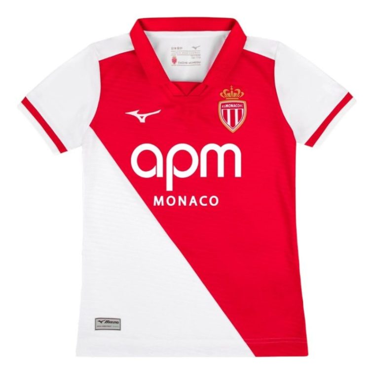 Maillot AS Monaco Enfant Domicile 2026 2027
