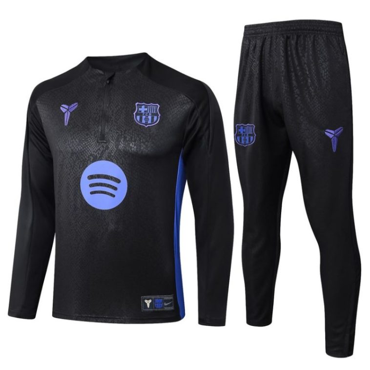 Survetement Barca Training 2025 2026 Noir Charbon