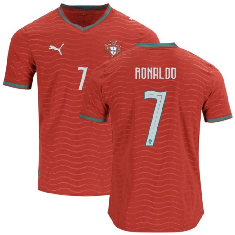 Maillot Portugal Domicile 2026 2027 Ronaldo Femme
