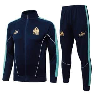 Survetement OM Veste 2025 2026 Bleu