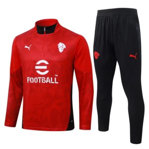 Survetement Milan AC Training 2025 2026 Rouge Clair